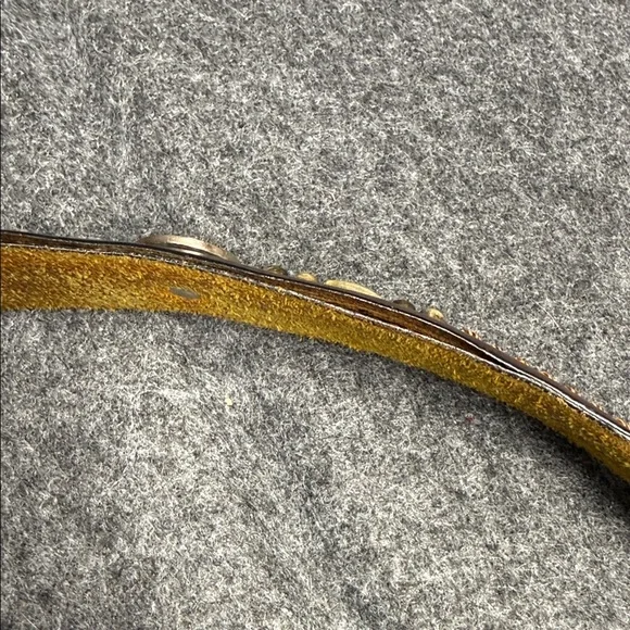 Brighton ONYX Tan Leather Belt with Distinctive Silver Buckle - Picture 14 of 14